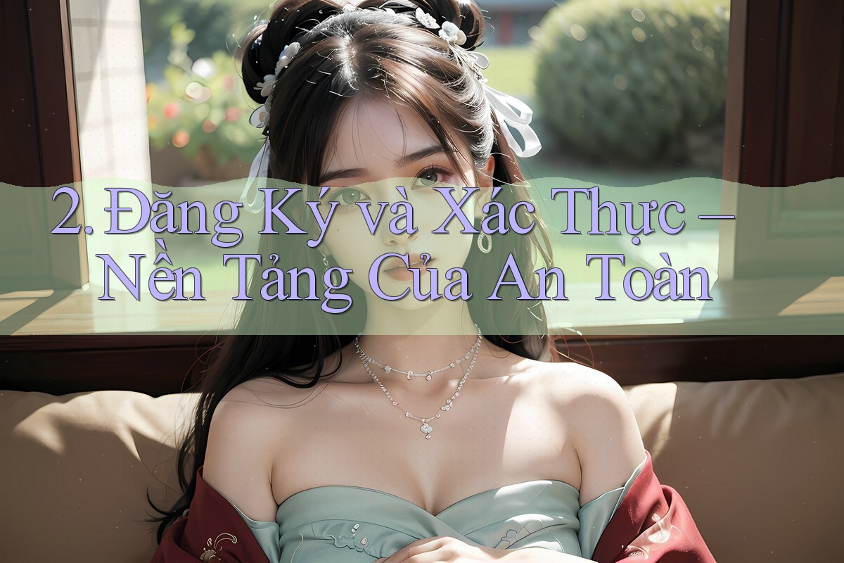 2. Đăng Ký và Xác Thực – Nền Tảng Của An Toàn 2. Đăng Ký và Xác Thực – Nền Tảng Của An Toàn