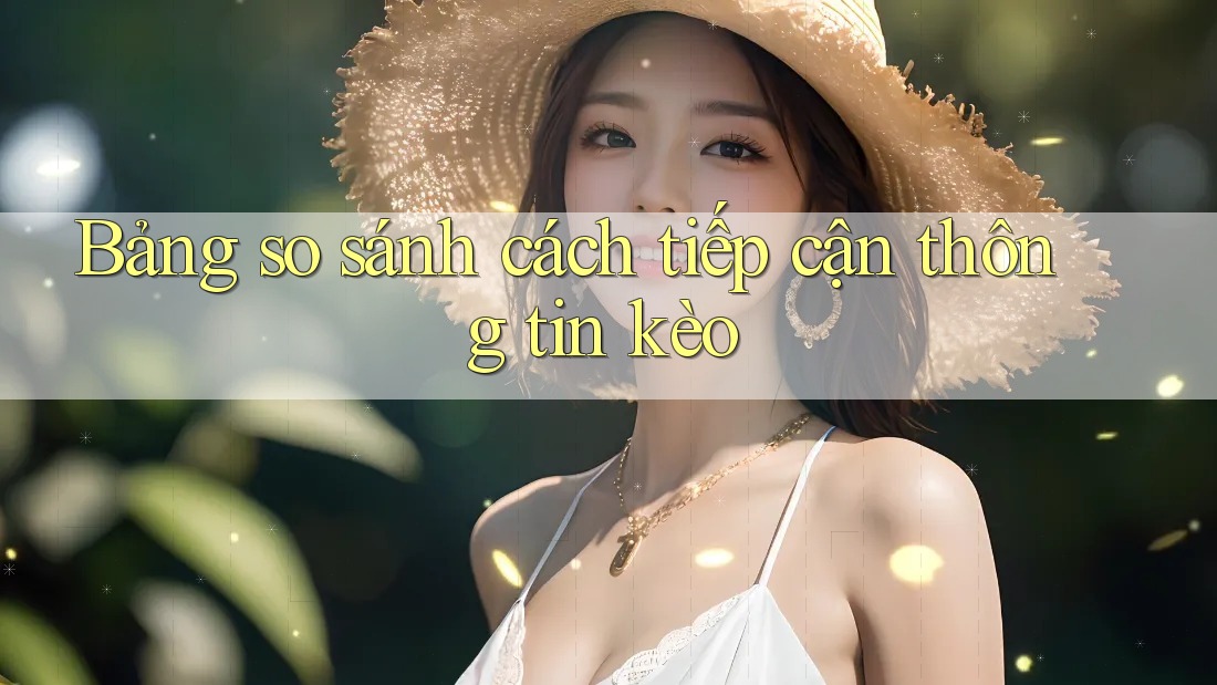 Bảng so sánh cách tiếp cận thông tin kèo