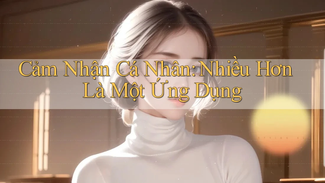 Cảm Nhận Cá Nhân: Nhiều Hơn Là Một Ứng Dụng