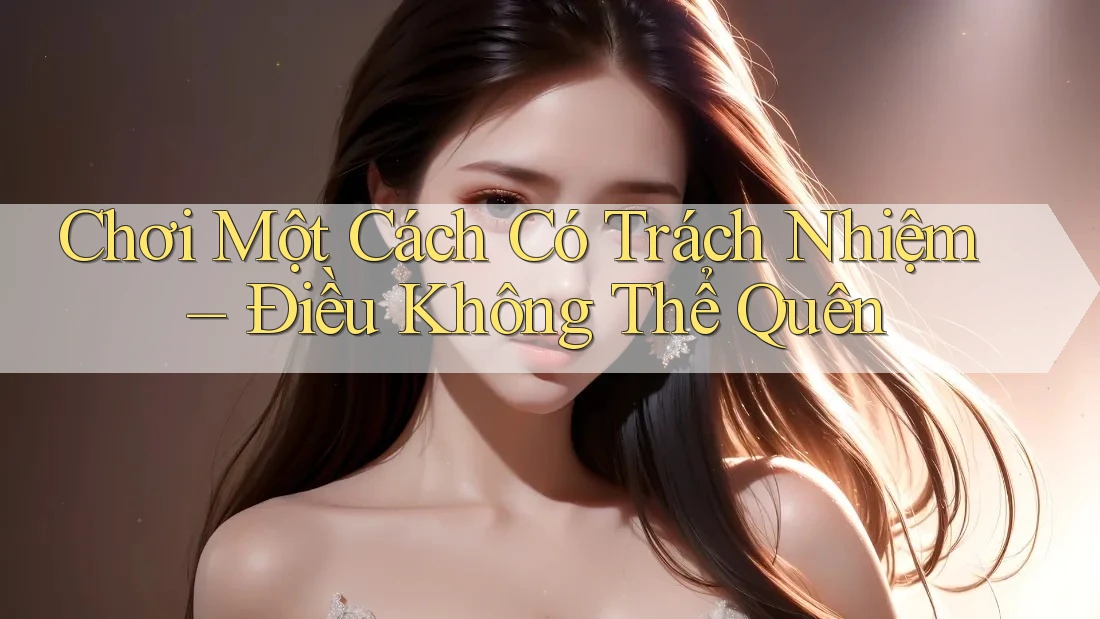 Chơi Một Cách Có Trách Nhiệm – Điều Không Thể Quên Chơi Một Cách Có Trách Nhiệm – Điều Không Thể Quên