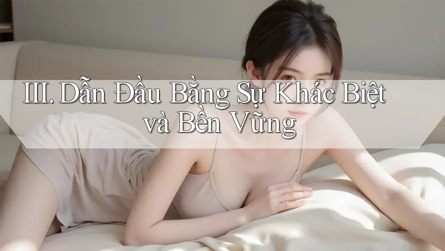 III. Dẫn Đầu Bằng Sự Khác Biệt và Bền Vững III. Dẫn Đầu Bằng Sự Khác Biệt và Bền Vững