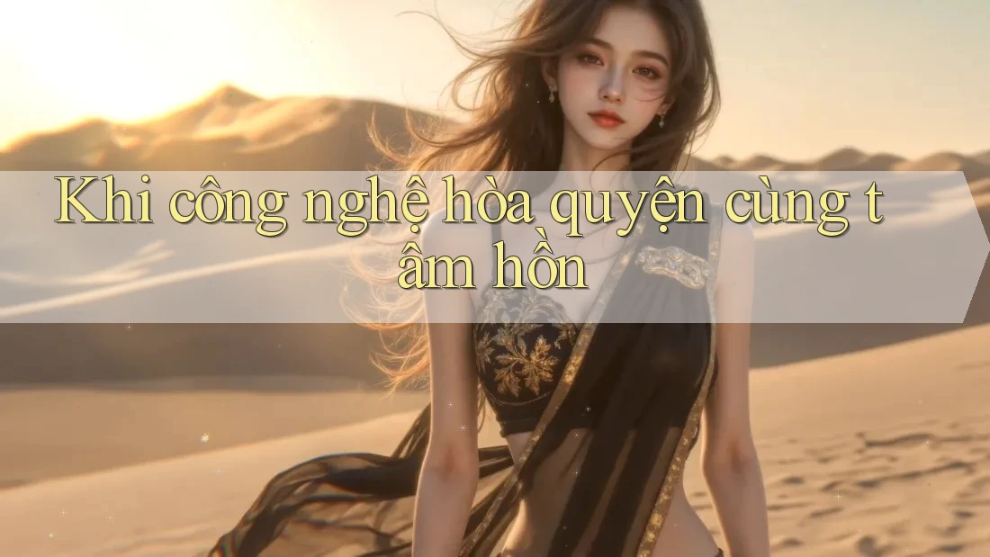 Khi công nghệ hòa quyện cùng tâm hồn