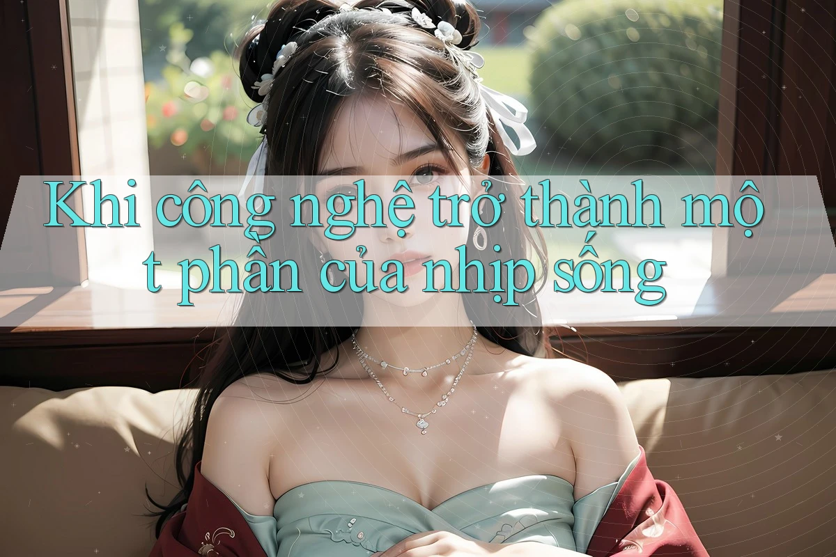 Khi công nghệ trở thành một phần của nhịp sống Khi công nghệ trở thành một phần của nhịp sống