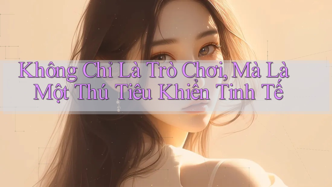 Không Chỉ Là Trò Chơi, Mà Là Một Thú Tiêu Khiển Tinh Tế Không Chỉ Là Trò Chơi, Mà Là Một Thú Tiêu Khiển Tinh Tế
