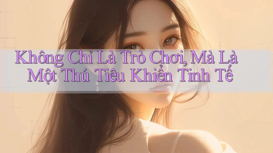 Không Chỉ Là Trò Chơi, Mà Là Một Thú Tiêu Khiển Tinh Tế Không Chỉ Là Trò Chơi, Mà Là Một Thú Tiêu Khiển Tinh Tế