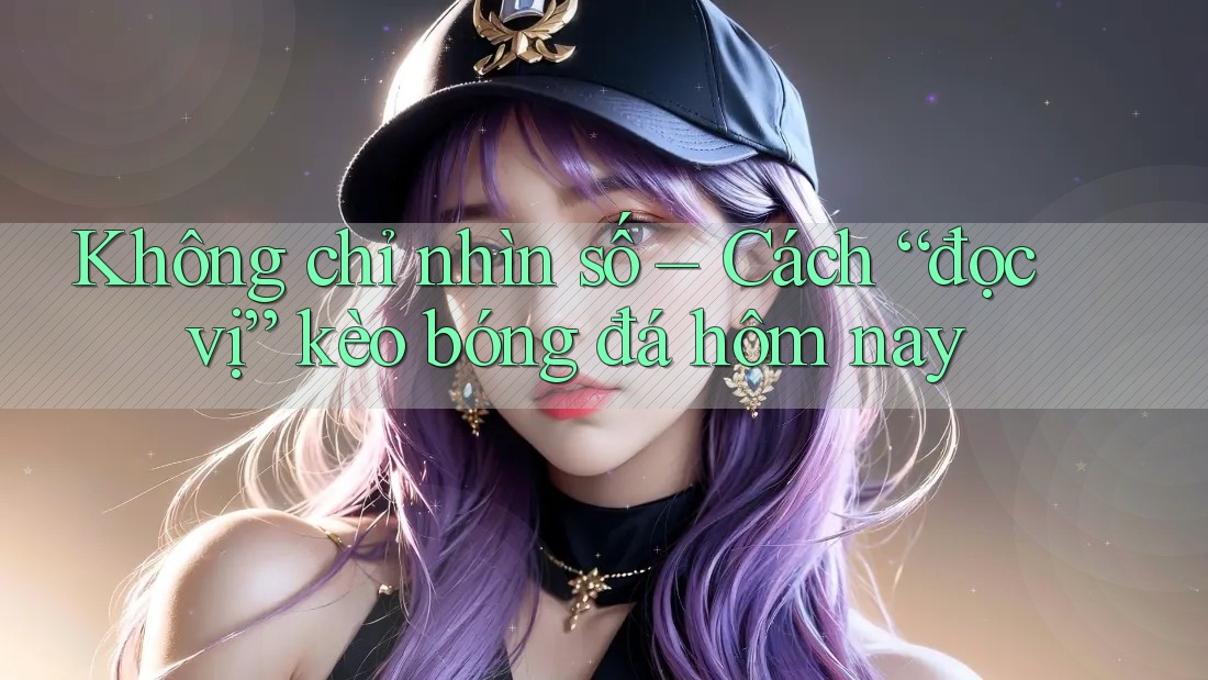 Không chỉ nhìn số – Cách “đọc vị” kèo bóng đá hôm nay