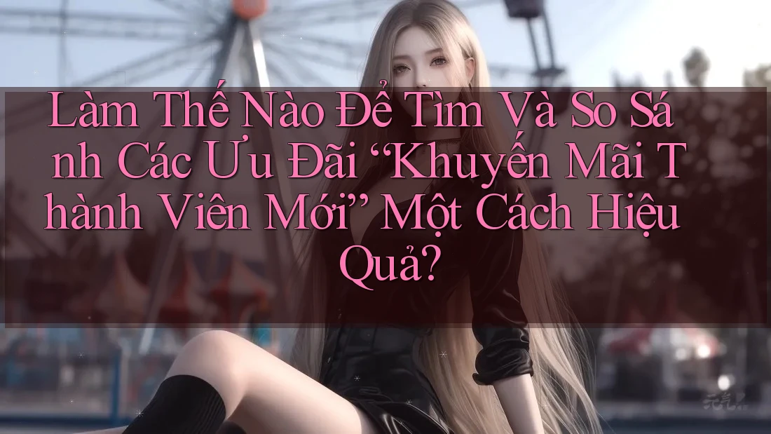 Làm Thế Nào Để Tìm Và So Sánh Các Ưu Đãi “Khuyến Mãi Thành Viên Mới” Một Cách Hiệu Quả?