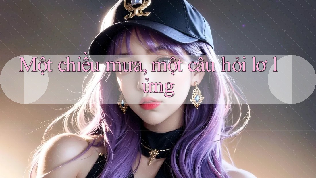 Một chiều mưa, một câu hỏi lơ lửng Một chiều mưa, một câu hỏi lơ lửng