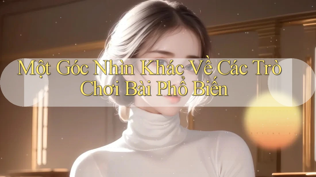 Một Góc Nhìn Khác Về Các Trò Chơi Bài Phổ Biến Một Góc Nhìn Khác Về Các Trò Chơi Bài Phổ Biến