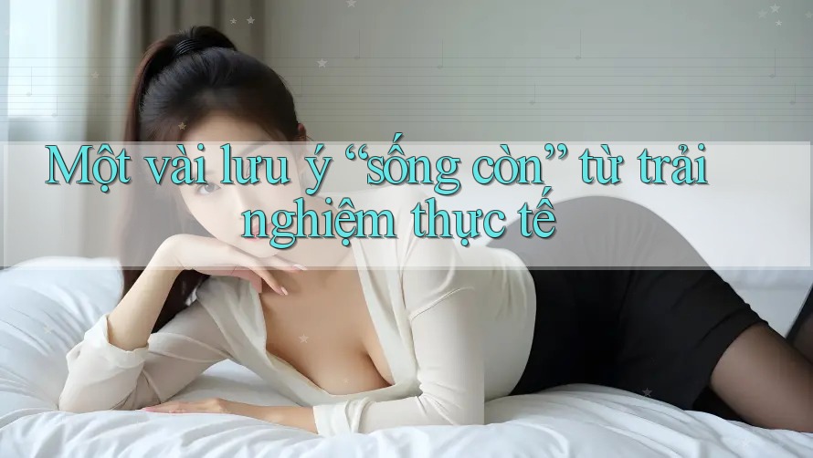 Một vài lưu ý “sống còn” từ trải nghiệm thực tế