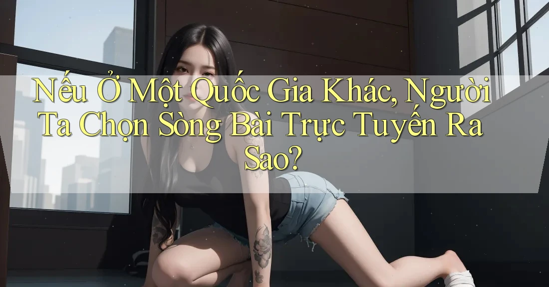 Nếu Ở Một Quốc Gia Khác, Người Ta Chọn Sòng Bài Trực Tuyến Ra Sao?