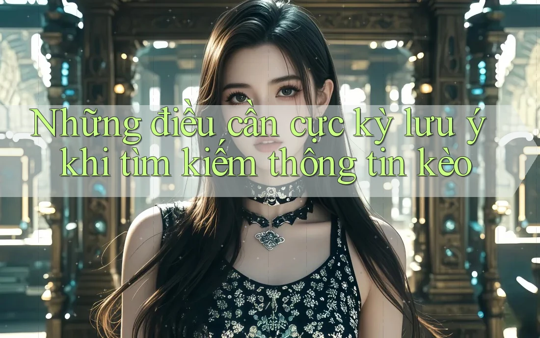 Những điều cần cực kỳ lưu ý khi tìm kiếm thông tin kèo