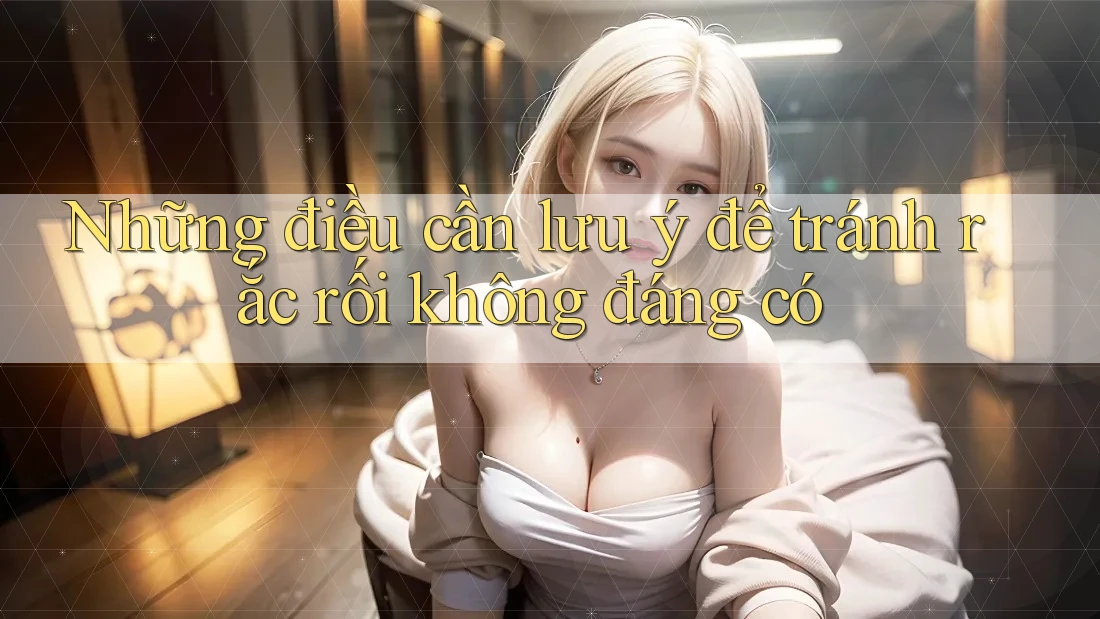 Những điều cần lưu ý để tránh rắc rối không đáng có
