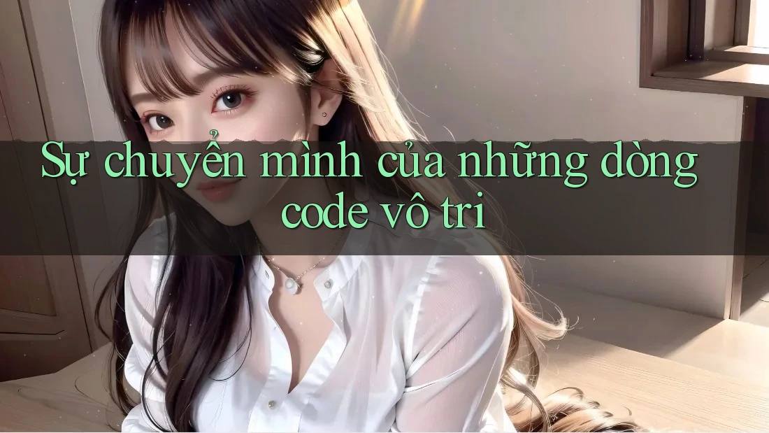 Sự chuyển mình của những dòng code vô tri Sự chuyển mình của những dòng code vô tri