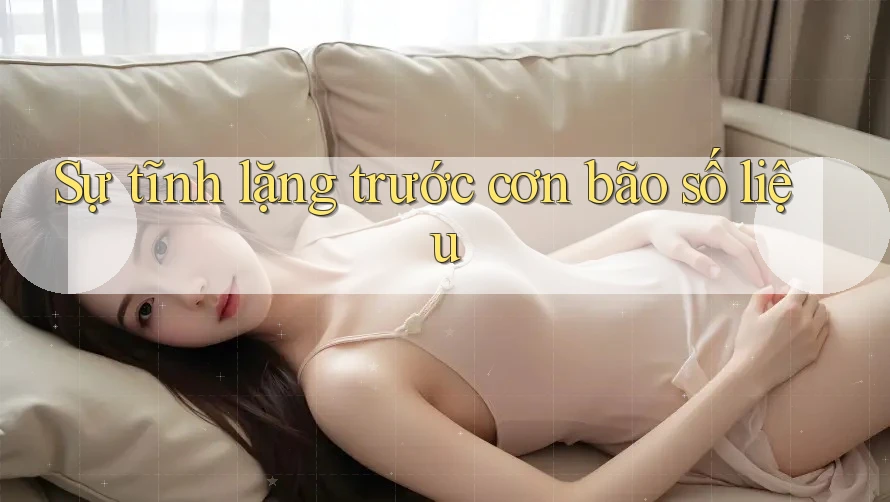 Sự tĩnh lặng trước cơn bão số liệu