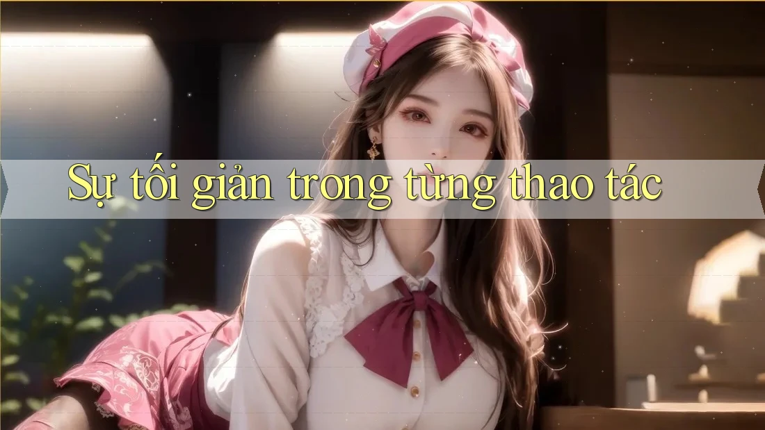 Sự tối giản trong từng thao tác