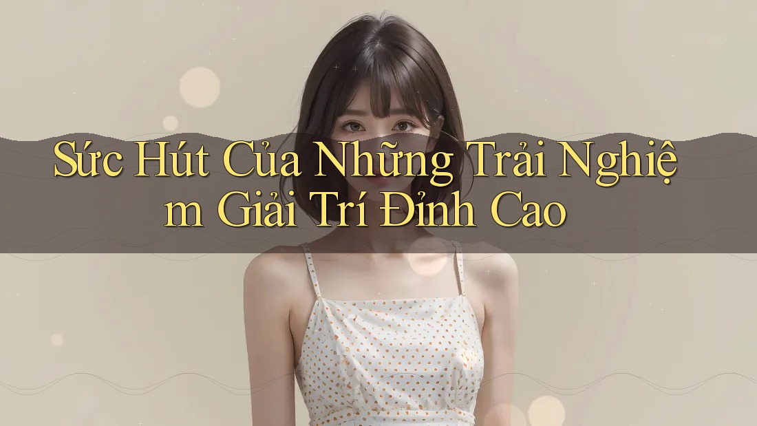 Sức Hút Của Những Trải Nghiệm Giải Trí Đỉnh Cao Sức Hút Của Những Trải Nghiệm Giải Trí Đỉnh Cao