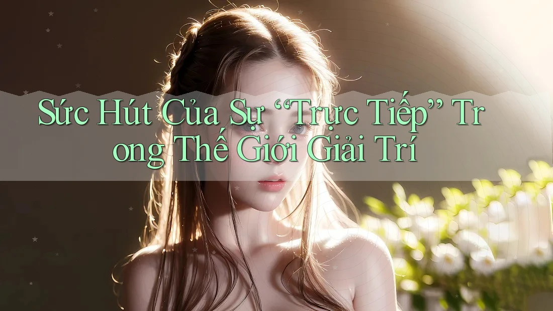 Sức Hút Của Sự “Trực Tiếp” Trong Thế Giới Giải Trí