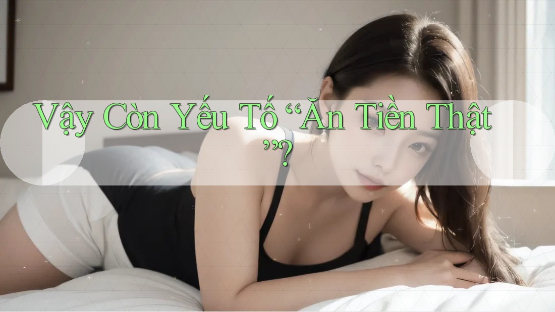 Vậy Còn Yếu Tố “Ăn Tiền Thật”? Vậy Còn Yếu Tố “Ăn Tiền Thật”?