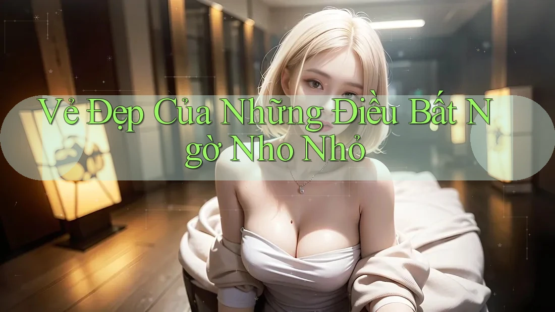Vẻ Đẹp Của Những Điều Bất Ngờ Nho Nhỏ Vẻ Đẹp Của Những Điều Bất Ngờ Nho Nhỏ
