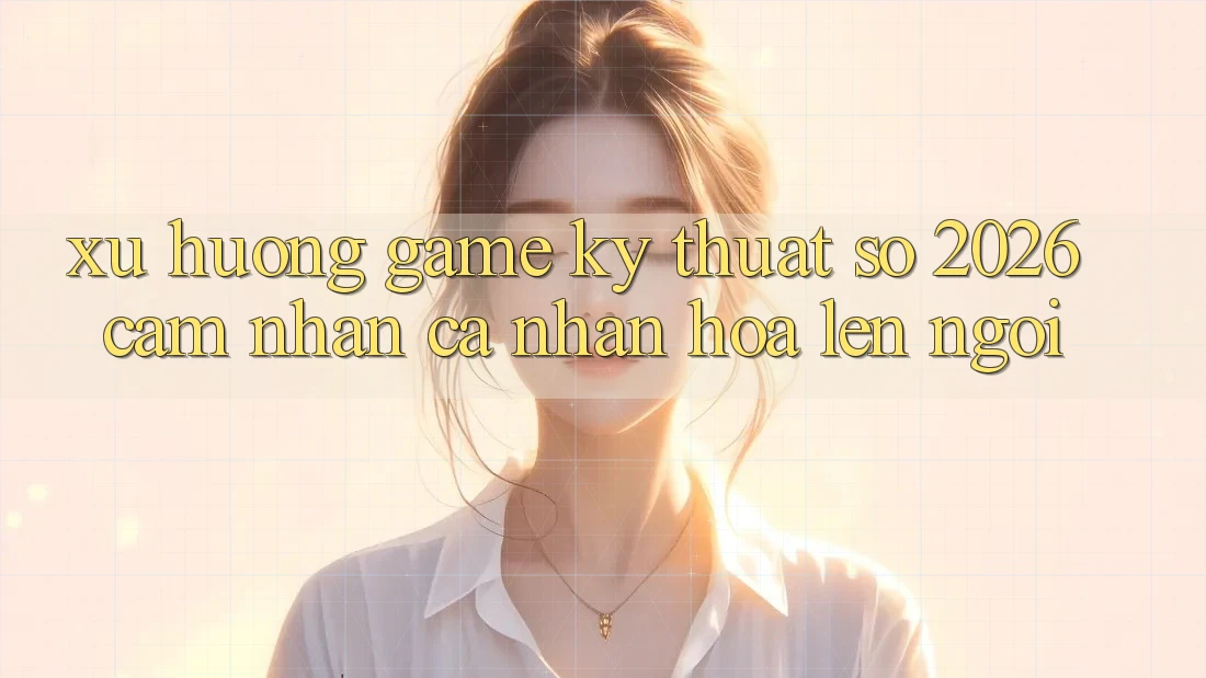 Xu Hướng Game Kỹ Thuật Số 2026: Cảm nhận Cá Nhân Hóa Lên Ngôi
