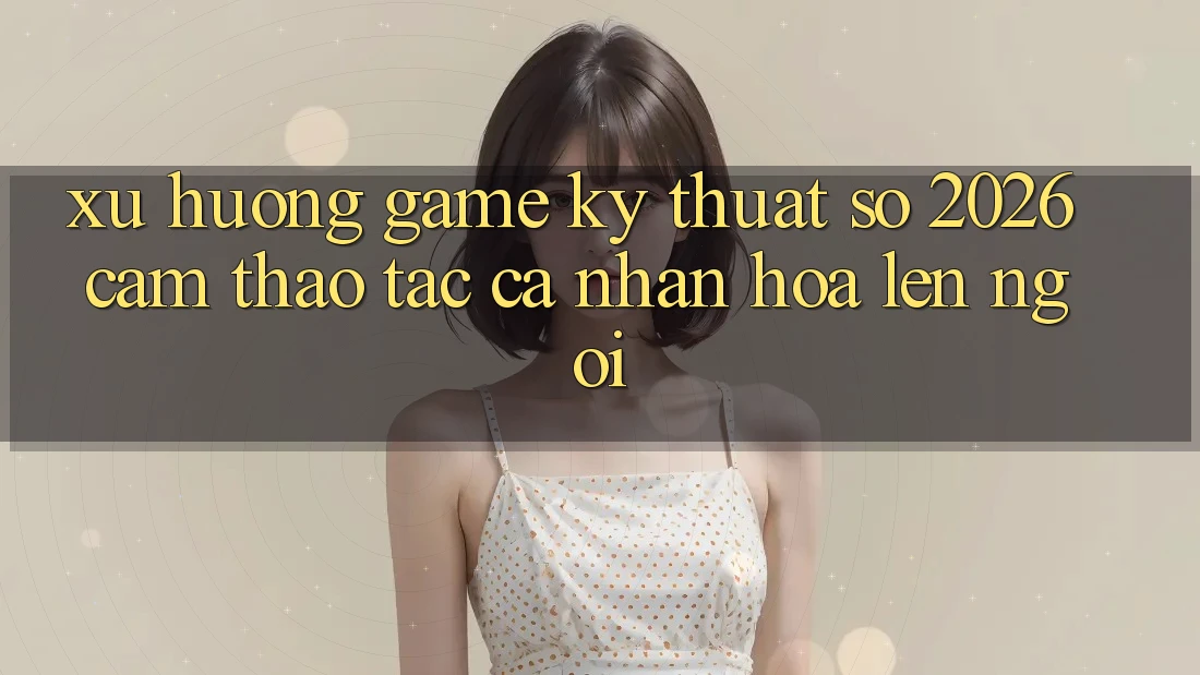 Xu Hướng Game Kỹ Thuật Số 2026: Cảm thao tác Cá Nhân Hóa Lên Ngôi